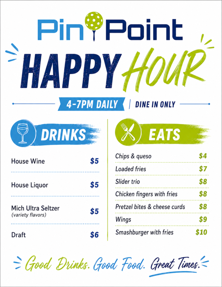 Happy Hour Menu